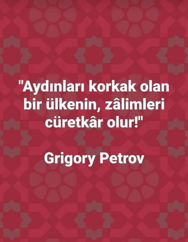 Bir hainin affını istemek merhamet duygusundan değil, ancak ihanette ortak olmaktan doğan aşağılık bir davranıştır.

(Hüseyin Nihâl Atsız)
#UmutHalkınHakkıdır