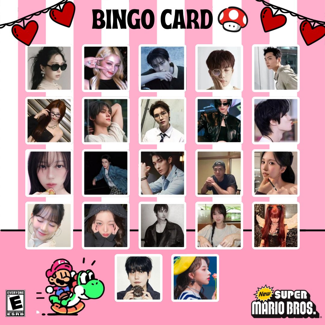 𝗙𝗜𝗡𝗗 𝗬𝗢𝗨𝗥 𝗖𝗨𝗣𝗜𝗗𝗦 ! 

This event will be happening all week long! Mission details are dropping soon. Use the template below to cross out the clues and reveal the two Cupids assigned to take care of you.