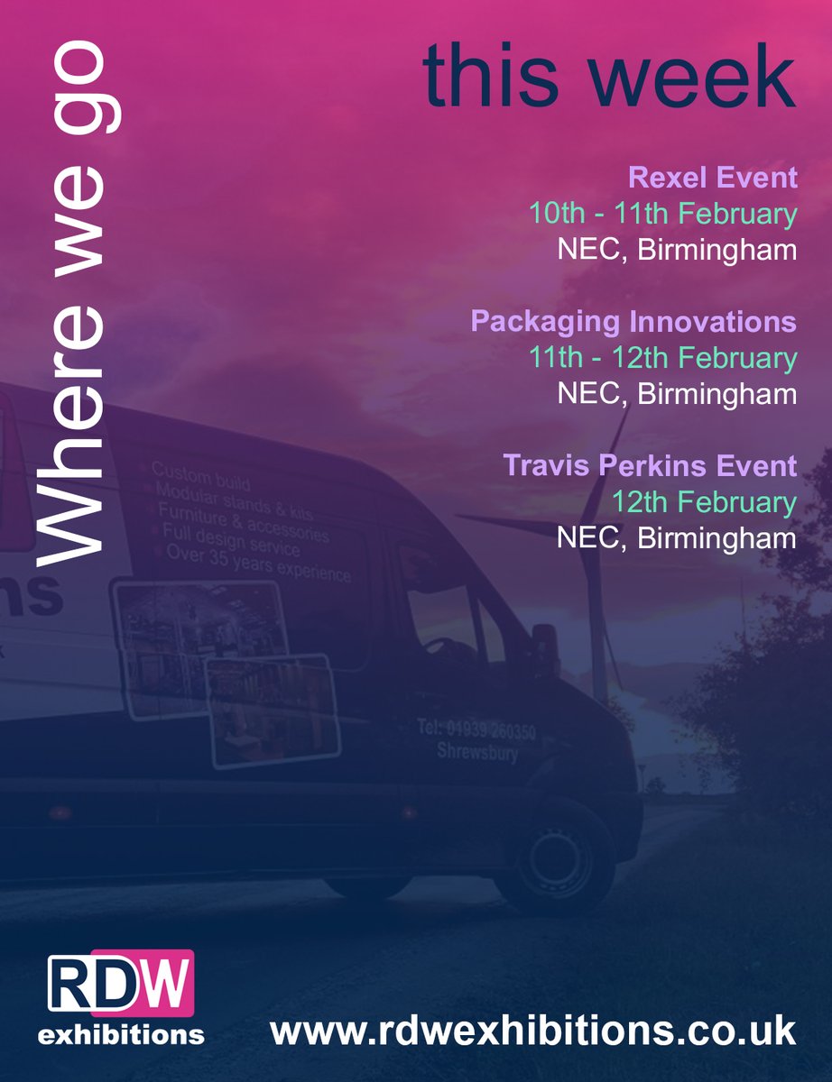 Lots of trips to the <a href="/necbirmingham/">thenecbirmingham</a> this week! 

#NECBirmingham #BirminghamEvents #ExhibitionLife #EventProfessionals #UKEvents #EventIndustry #EventPlanning