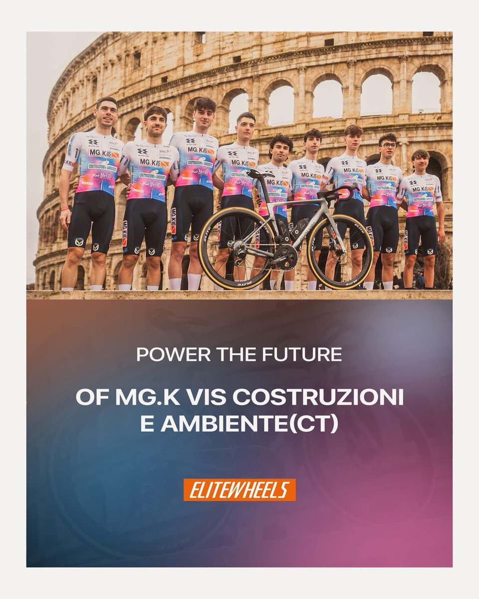 BikesforAll's tweet photo. 🎙Elitewheels partners with Italian Continental Team Mg.K Vis Costruzioni e Ambiente @mgkvis_costruzionieambiente for the 2026 season

Elitewheels is thrilled to announce its official partnership with the Italian UCI Continental team, Mg.K Vis Costruzioni e Ambiente, for the 2026 https://t.co/SpYOn0xDVX