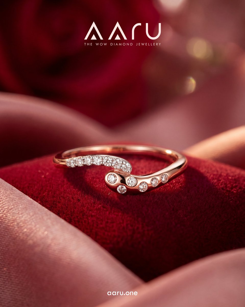 aarudiamond's tweet image. One ring, endless emotions. Designed for love that lasts a lifetime. A Valentine’s gift that shines with meaning. Promise, passion, and brilliance combined. 

#aarudiamondjewellery #aarujewels #naturaldiamondjewellery #thewowdiamondjewellery #luxurybyaaru #indianjewellery