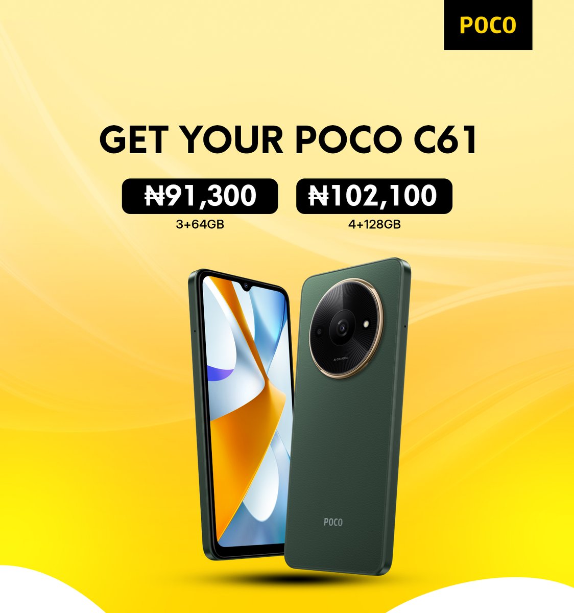PocoNigeria's tweet photo. The price list may look different, but the
value stays elite. 📈
While prices are changing everywhere, POCO still
delivers the best deals in the game.
More value for your money. Always ahead of the curve.
📱💸
#POCONigeria #POCOX7Pro #POCOC71 #POCOM7
#Available #ShopNow https://t.co/pLI3k1wyUy