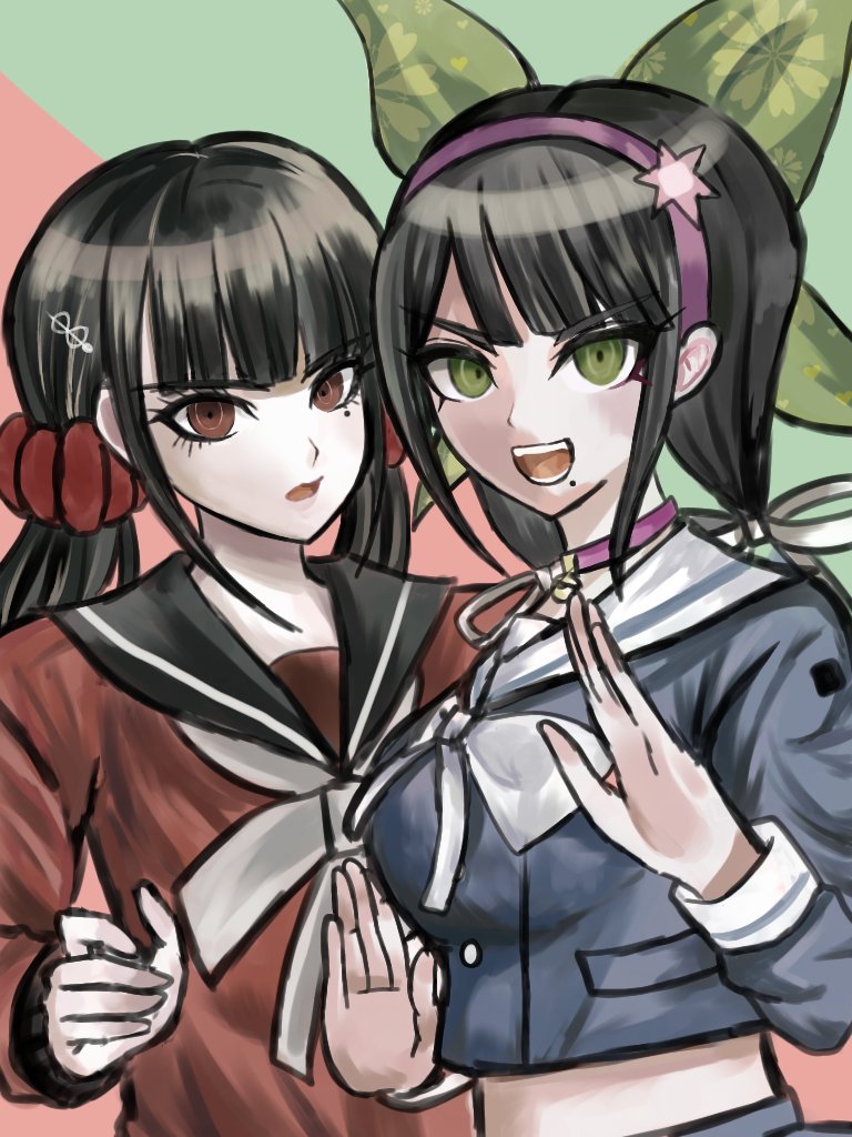 Kohaku10701's tweet photo. V3のスポーツタイプ女子❤️💚
#danngannronnpa https://t.co/6x3HmncD8e