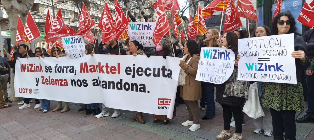 fesmcugtaragon's tweet photo. La nueva e indecente moda en la externalizacion de los servicios financieros. Entregarlos a empresas de otro país para intentar evitar tanto indemnizaciones por despido como la sucesión empresarial. Canallas. #WiZink https://t.co/i9ODnolZbB