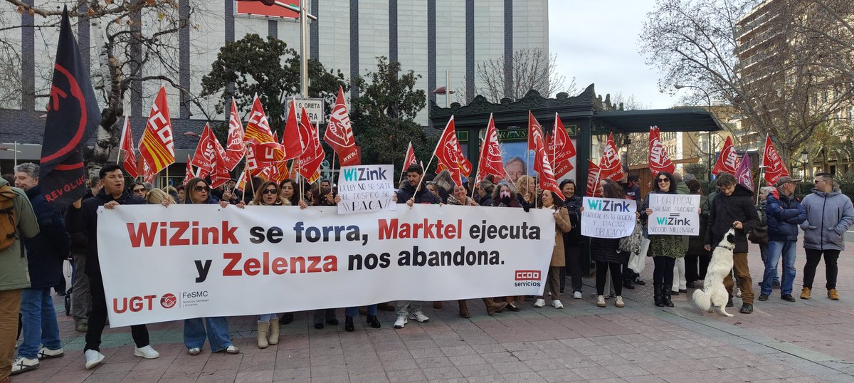 fesmcugtaragon's tweet photo. La nueva e indecente moda en la externalizacion de los servicios financieros. Entregarlos a empresas de otro país para intentar evitar tanto indemnizaciones por despido como la sucesión empresarial. Canallas. #WiZink https://t.co/i9ODnolZbB