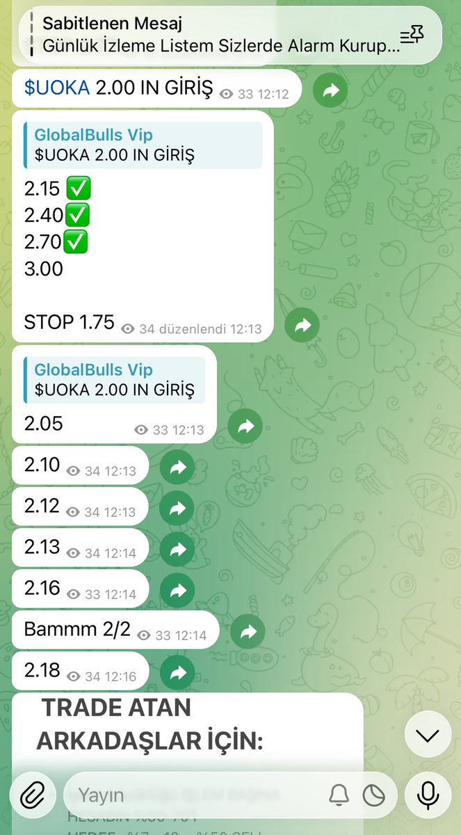GlobalBulls1's tweet photo. We had a great start this week with 3/3 wins on my VIP Education Channel. Purchases for the VIP Channel are still open, and there are 2 seats left.

Contact Me : https://t.co/4YOdLoG41p

$TSLA $UOKA $TNON $CCHH $NVDA $MSTR $QS $JCSE $ROLR $MRNO  $SMX $LBTYB #Trump #Bitcoin #Elon https://t.co/xavFHVkcyB