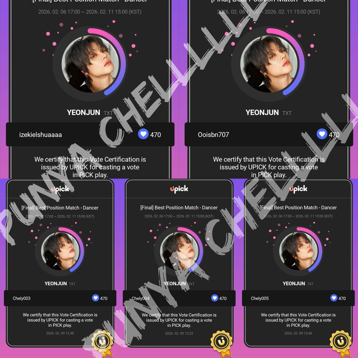 CheLyBey's tweet photo. Maaaffff Njun hari ini cuma bisa 5 akun 😔

#MOAVOTE #VOTETXT https://t.co/CFbloSqGVh