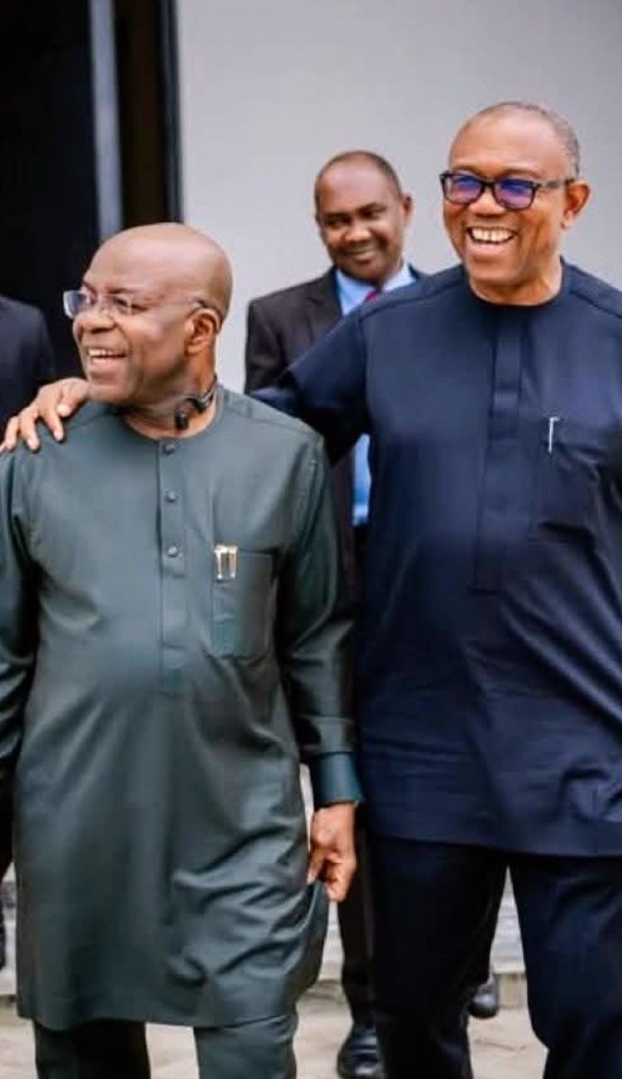 AreaFada1's tweet image. I don see many men for this my road,
Some loud like generator, some mute like night.
Some talk change with sweet mouth,
But their leg no dey waka am. 

But two men dey so, No be noise-makers — na builders. 

Peter Obi…
The quiet storm.
No shout, no spray grammar like perfume.…