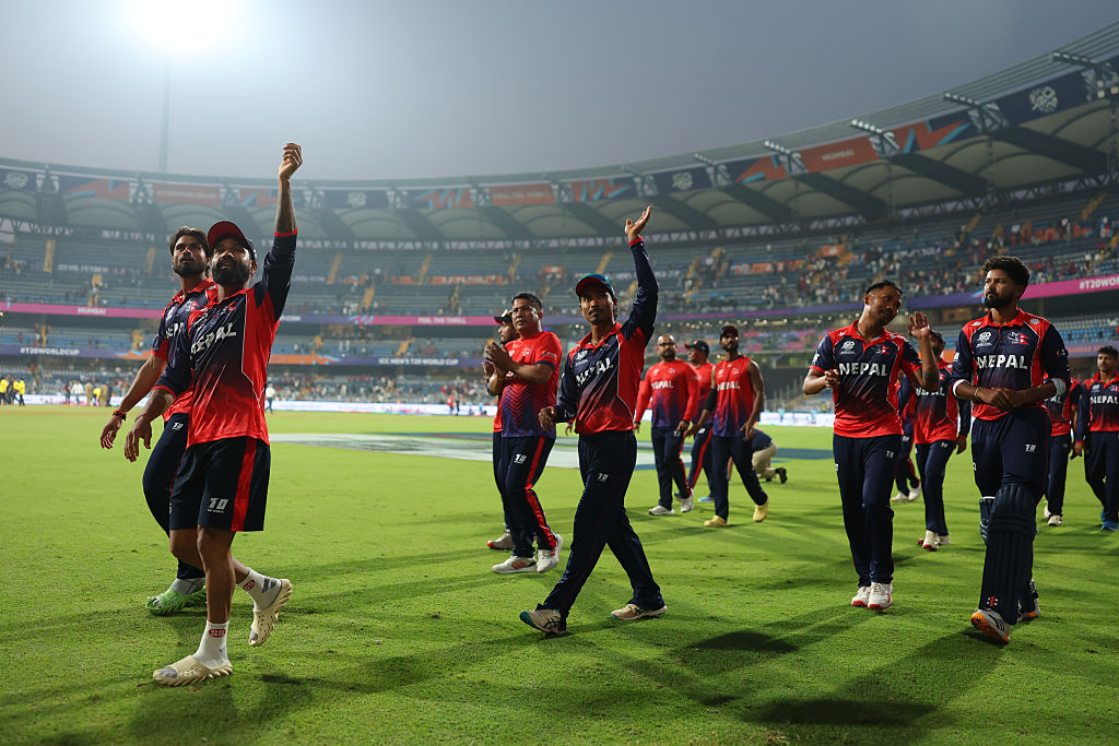 CricCrazyJohns's tweet photo. Sam Curran about Nepal fans at Wankhede:

"I have played a lot of cricket in India and I have never heard an atmosphere quite like it, it was incredible". [BBC TMS] https://t.co/v4zWU73hbr