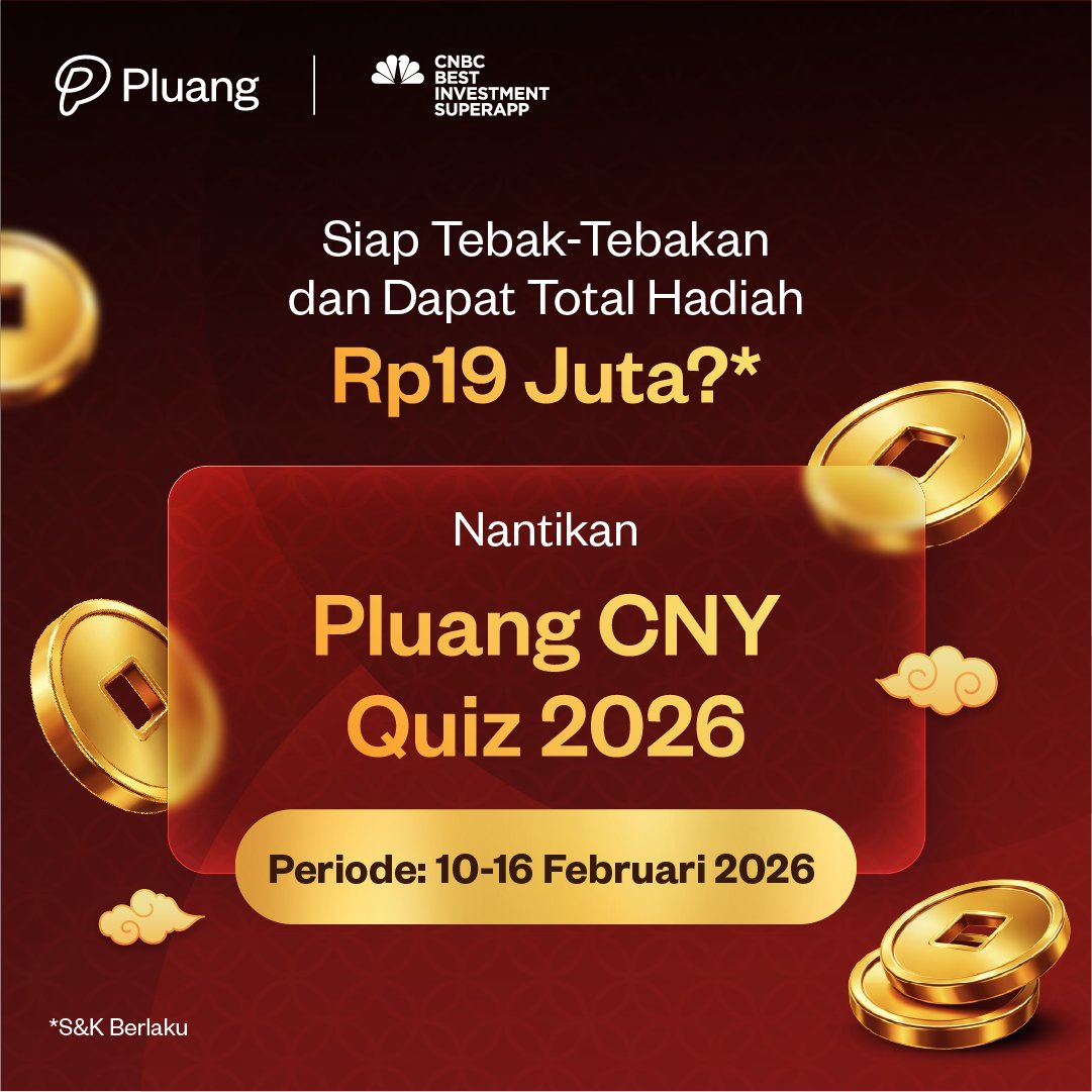 Gong Xi Fa Cai! Pluang mau bagi-bagi angpao buat kamu yang paling update sama market global! Cek cara ikutannya👇

1⃣ Tebak dan jawaban dengan benar di kolom komentar
2⃣ Jangan lupa buat aktif Like, Save, dan Share di semua platform social media
3⃣ Akun kamu tidak di-private ya!