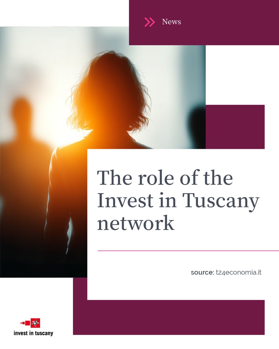 Invest in Tuscany connects the region's top professionals to support domestic and international investors, transforming expertise into real growth opportunities.

A powerful ecosystem that shapes Tuscany's economic attractiveness.

Read more: investintuscany.com/2026/02/09/the…