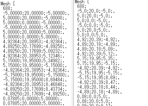 左 : 従来(約50KB)
右 : 四捨五入とゼロ無駄カット(約39KB)

ありきたりな雑居ビル1棟につき約11KBの軽量化
これが27棟あるから約297KBの削減
立川まで延伸するころにはこの誤差が体感できると信じたい