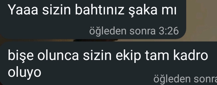 tüm belayı çeken bir grubum var