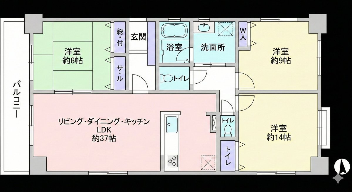 シナリオ書いてるんだけどさ、シナリオ中に探索する家の間取り図AIに書かせればいいんじゃね！？って思って作らせたんだけど変な家すぎ