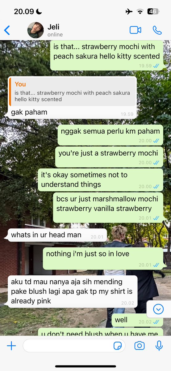 vangdalez's tweet image. #marhoon two tweets au pacaran kecil marsjeli