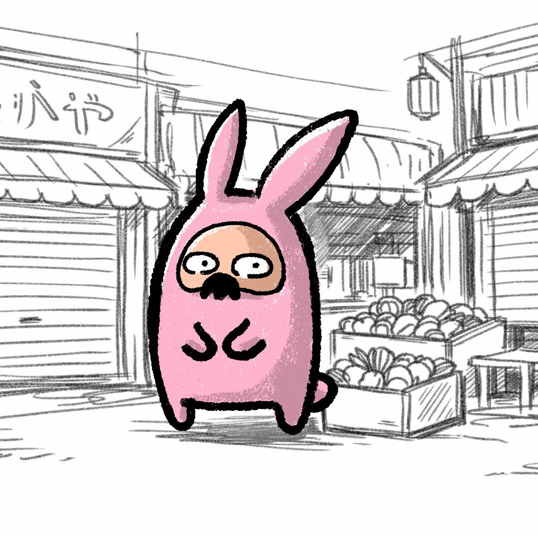 bamustamp's tweet photo. #うさじじ https://t.co/9SqsbMd0JY