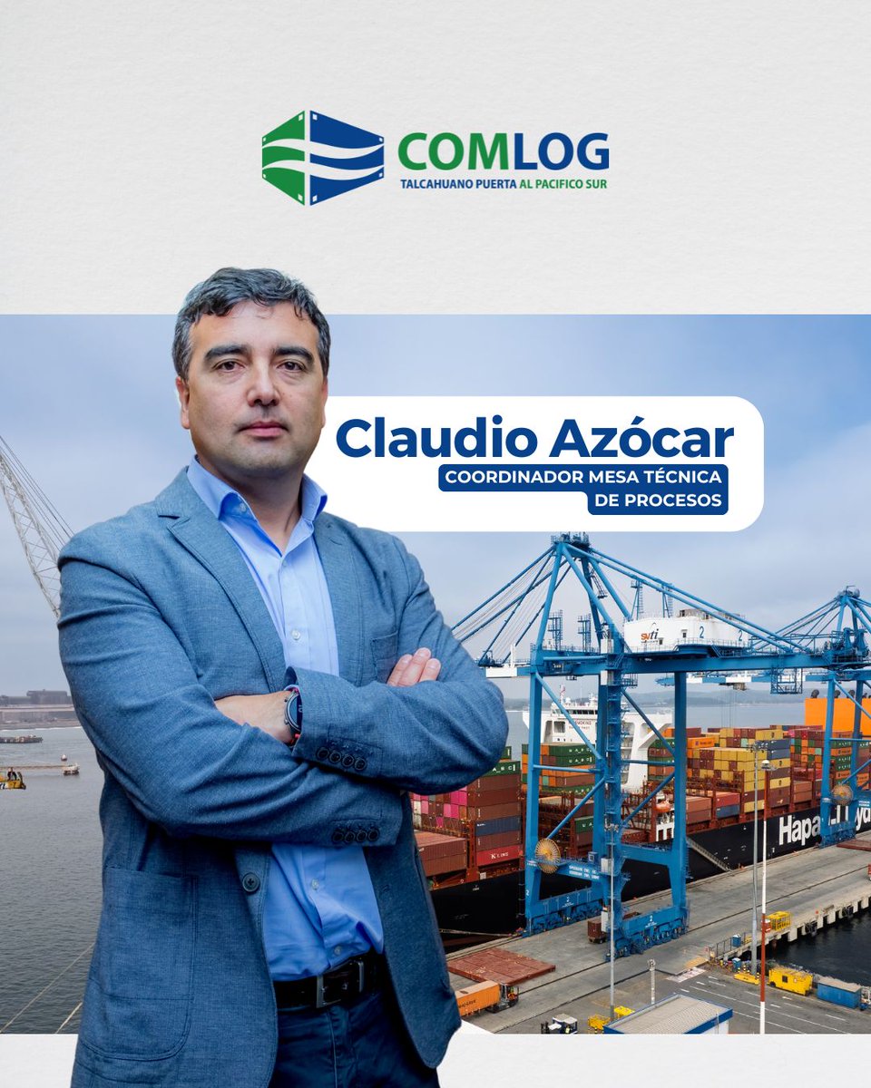 Felicitamos a Claudio Azócar López, Jefe de Servicios Logísticos de SVTI Terminal Internacional S.A., quien nuevamente asumirá el rol de Coordinador de la Mesa Técnica de Procesos de nuestra Comunidad Logística.
