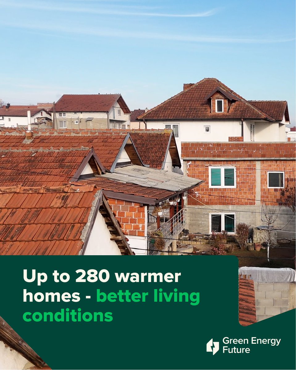 UNDP_Kosovo's tweet image. Up to 280 vulnerable homes across municipalities are on their way to becoming warmer &amp;amp; more #energyefficient 🏠🌱

The energy efficiency initiative, part of the #GreenEnergyFuture project financed by @DanishMFA, supports a #just, inclusive &amp;amp; sustainable energy #transition.