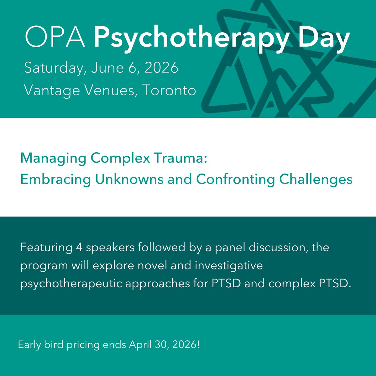 Ontario Psychiatric Association tweet media