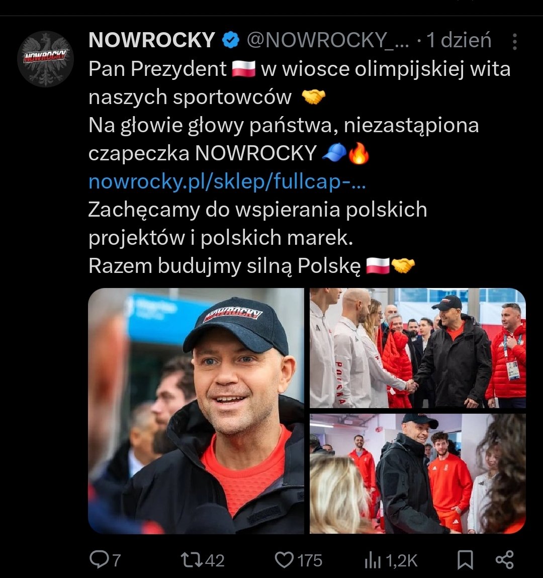 Dariusz Goliński tweet media
