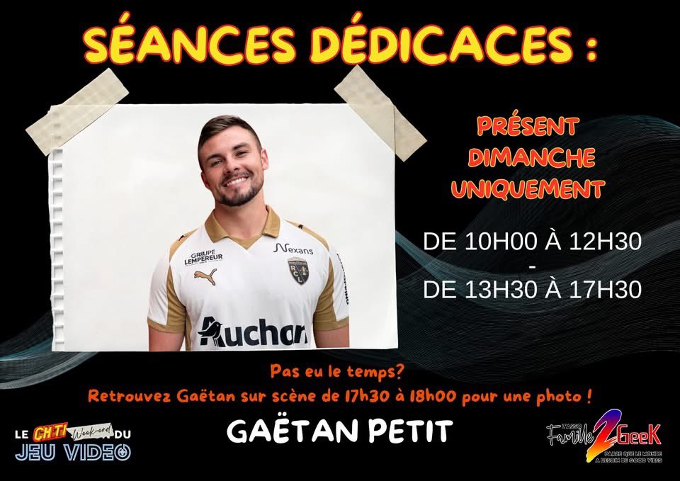 Planning de dédicace de nos invités #chtijv