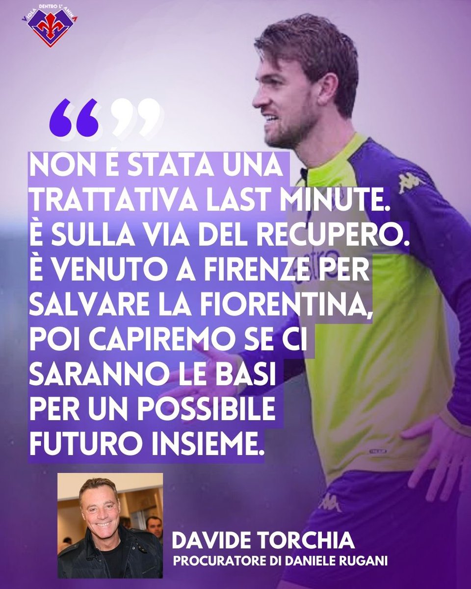 VDLA1926's tweet photo. Il procuratore di Daniele #Rugani, Davide #Torchia, ha parlato del trasferimento del giocatore dalla #Juventus alla #Fiorentina avvenuto nel corso dell’ultimo mercato, intervistato da @TuttoMercatoWeb
#violadentrolanima #talk https://t.co/hcjbuVxkKf
