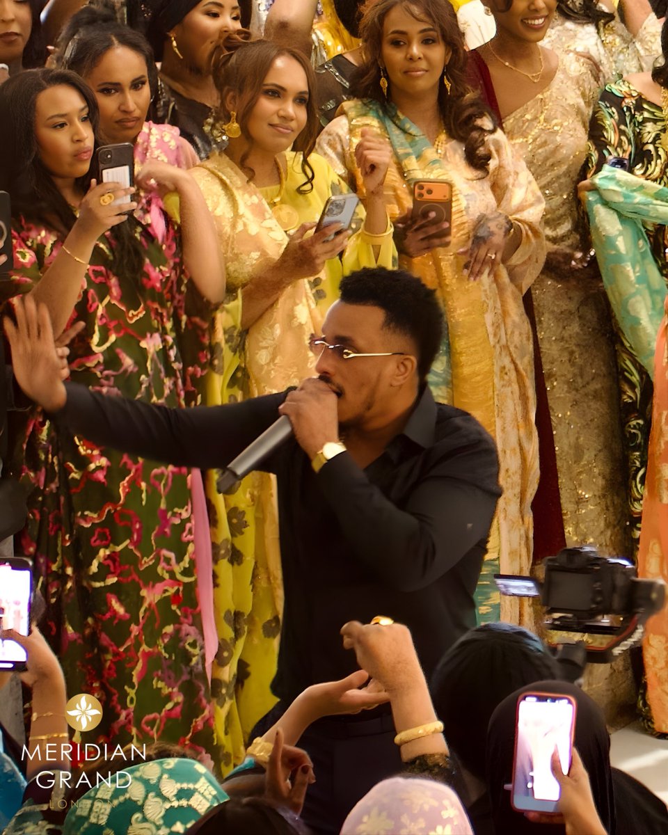 MeridianGrand's tweet photo. A truly unforgettable Somali wedding celebration, filled with tradition, elegance, and pure joy. 💍

With the wonderful @Ilkacaseqays performing, the music &amp; the moments shared with family, every detail was a reminder of how powerful culture and love are when they come together. https://t.co/XKMvwWaxEb