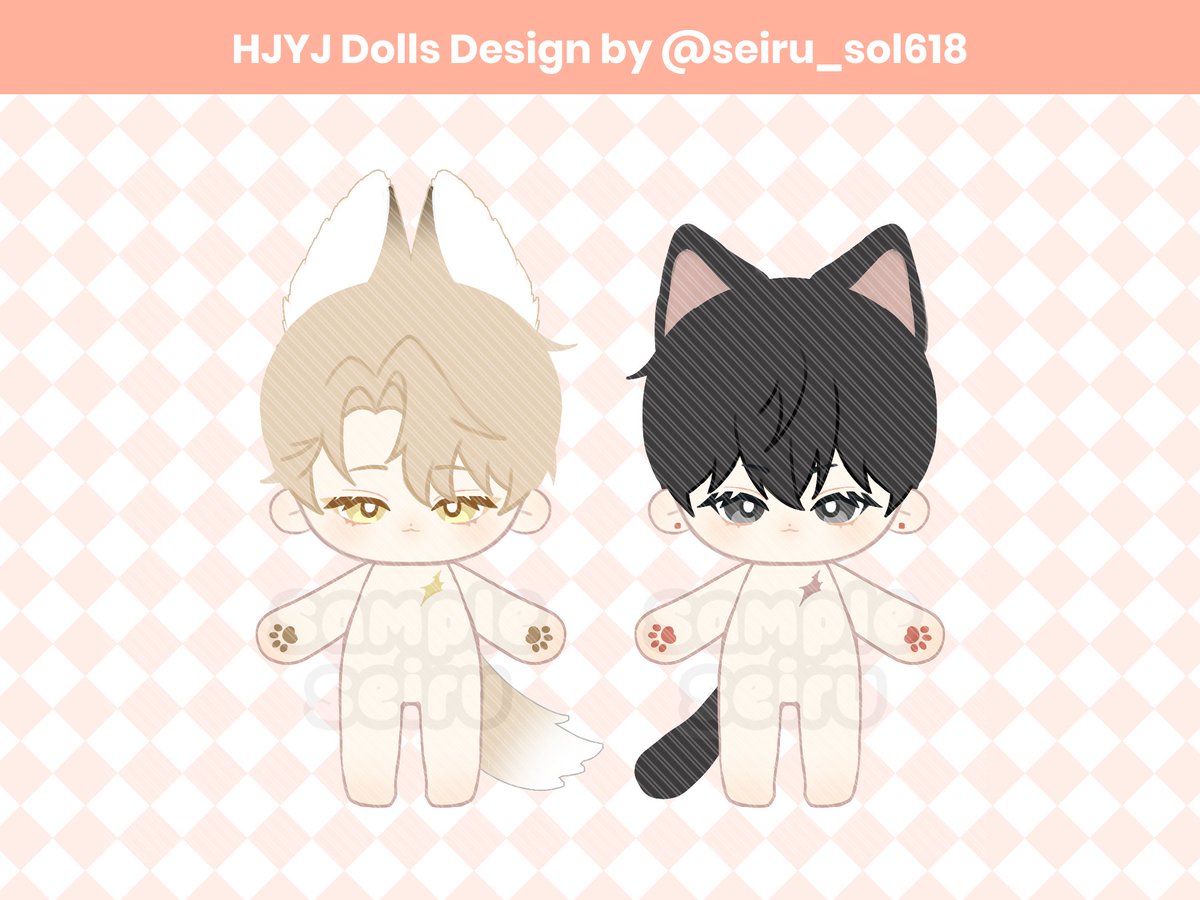 [RTs 🧡]

20cm #HJYJ Cotton Doll Interest Check  ฅ^•ﻌ•^ฅ

YeoJae 여재 🦊 &amp; NyangJin 냥진 😺

🔗Form in the replies.

※ This is an unofficial My S-class Hunters 내가 키운 S급들 Merch