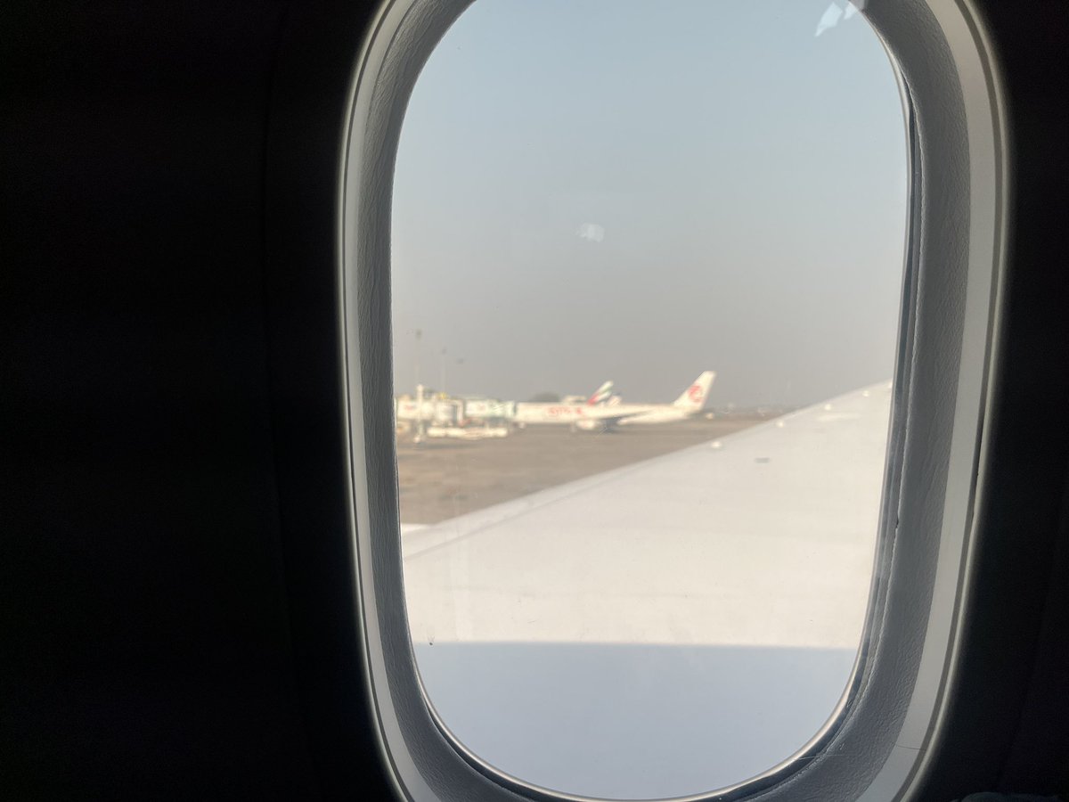 drpunitsethi's tweet photo. #Airindia #Flight 2425 Delhi to Mumbai on 09 Feb 26 today- diverted to #Ahmedabad. I am in flight. Don’t know reasons for diversion. We are now at Ahmedabad. Refuelling of flight going on. Hope to reach Mumbai by #evening. @airindia @AirIndiaX request provide water &amp; coffee #RT https://t.co/nGUe8zB2ov