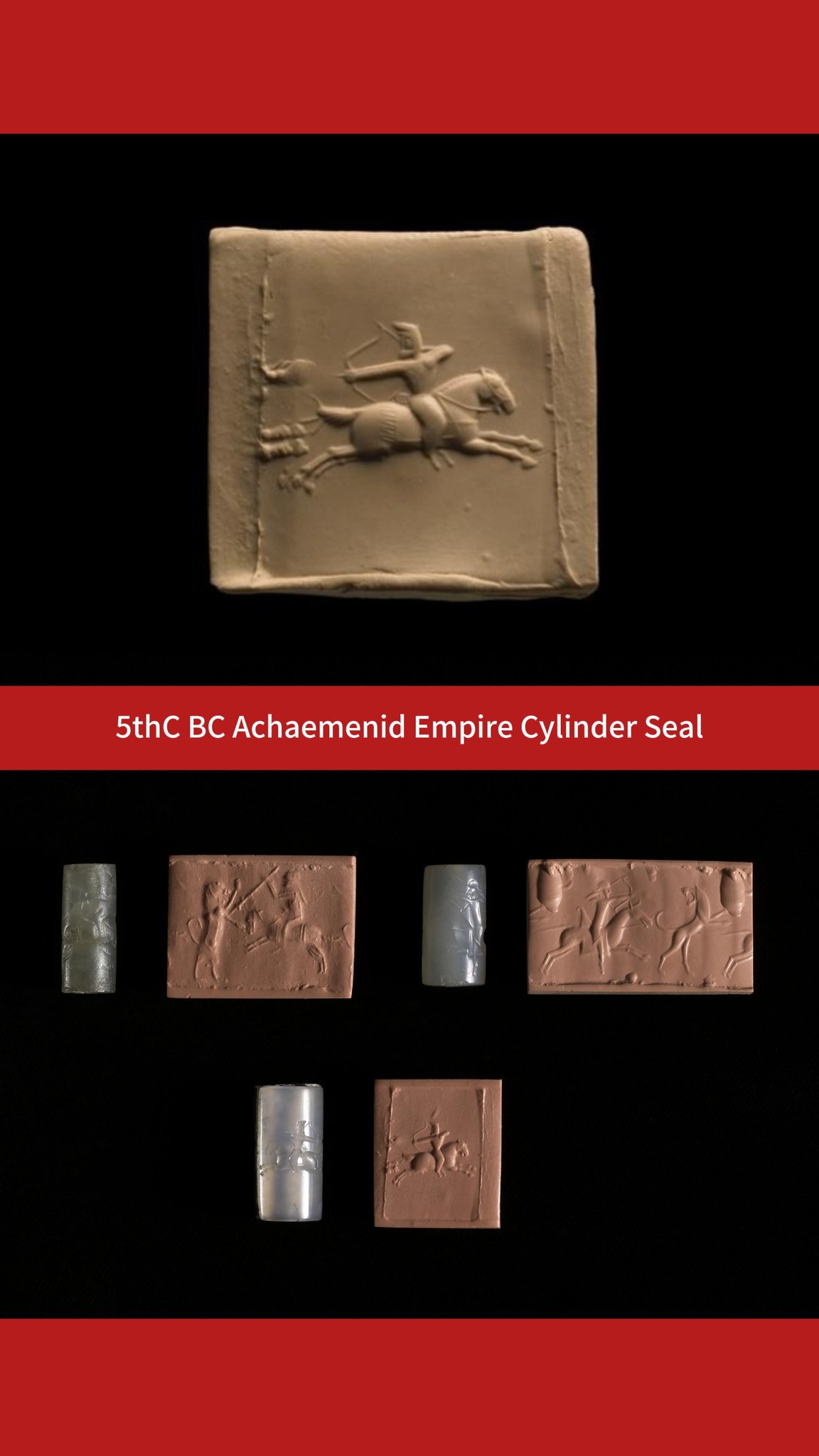 -0450± Achaemenid Empire Cylinder Seal