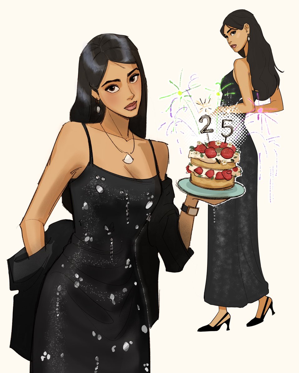 「birthday post im 25 now…」|athenaのイラスト
