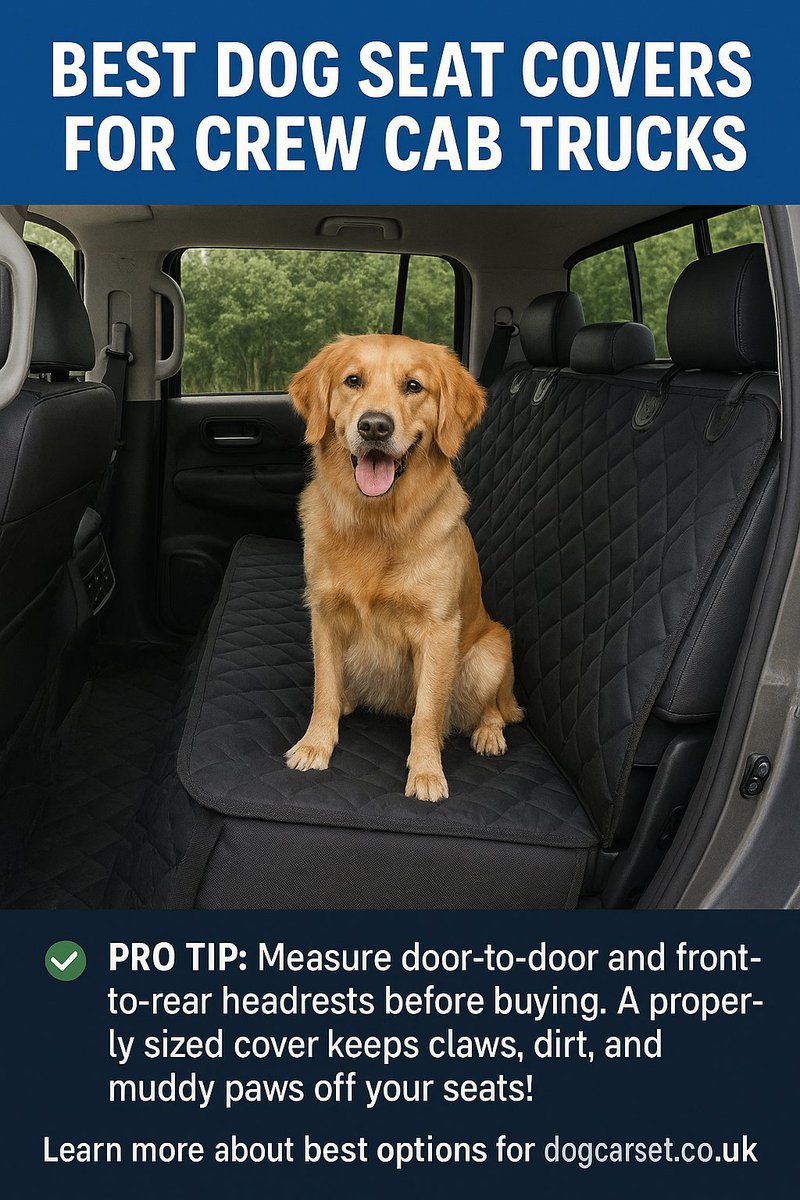dogcarseatco's tweet image. Ultimate Dog Seat Covers for Crew Cab Trucks

More Information: dogcarseatco.co.uk/blogs/news/dog…

#DogSeatCover, #CrewCabTruck, #TruckAccessories, #PetTravelGear, #DogFriendlyRide, #XLSeatCover, #MudProofCover, #DogLovers, #TruckLife, #GoldenRetrieverApproved