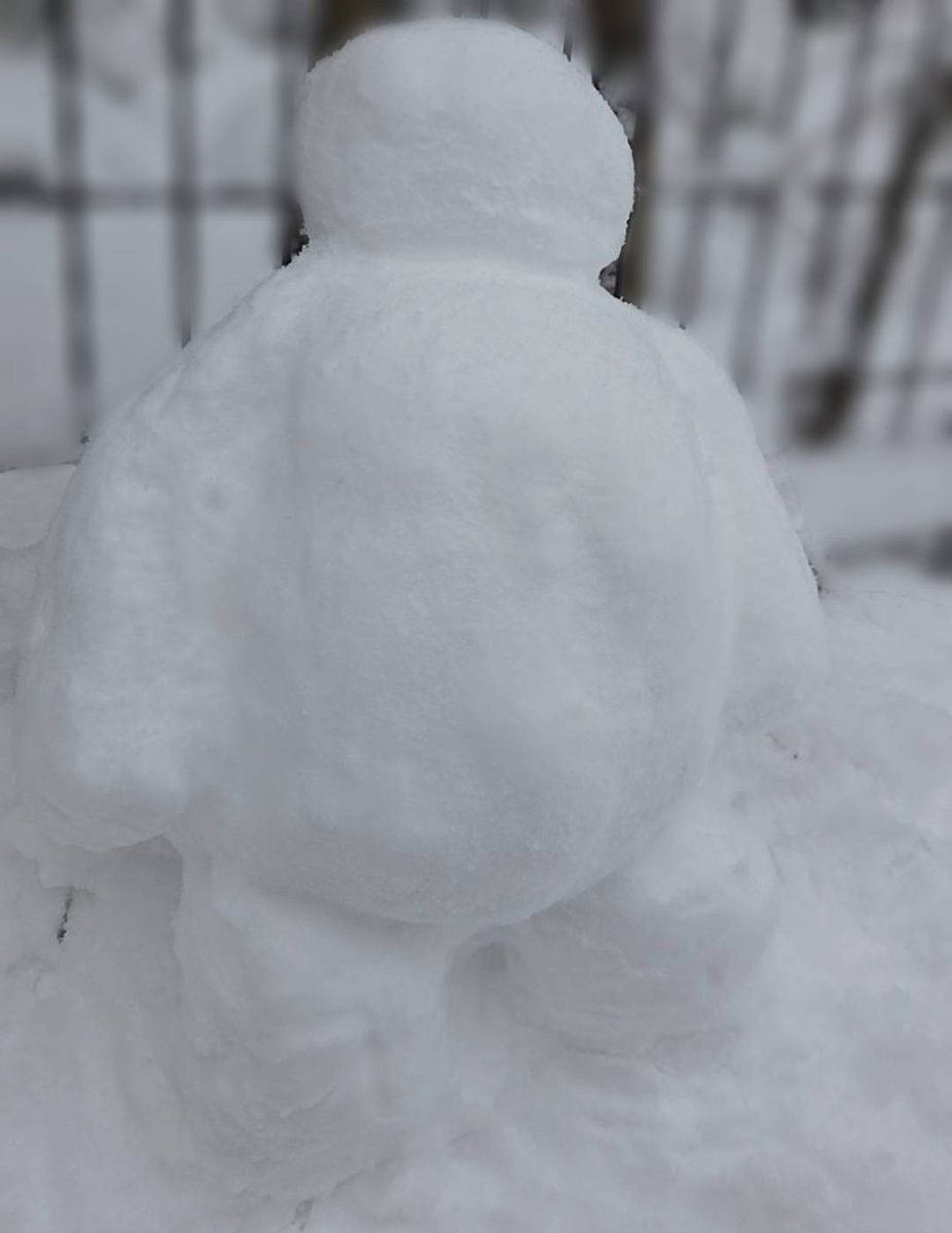 ⛄雪だるま作った⛄ （たすく）