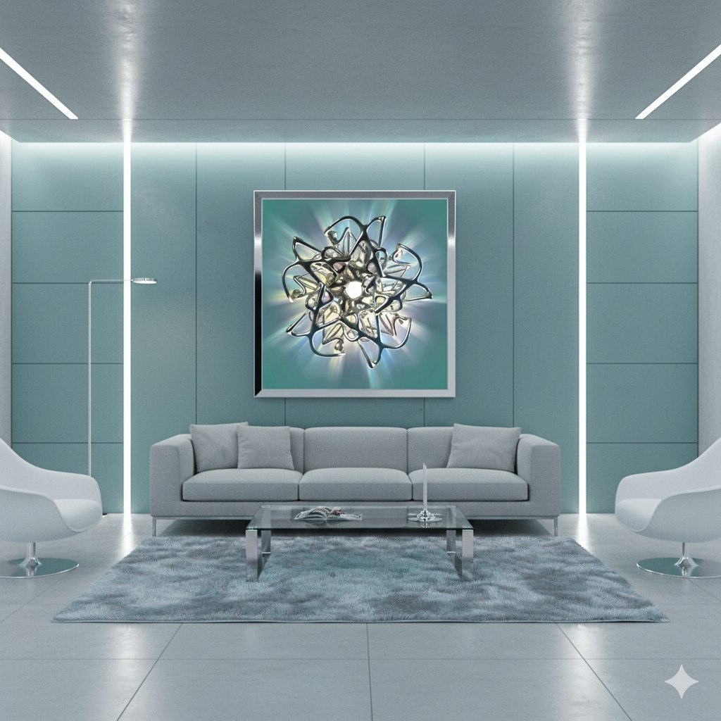 AkiraByOtomo's tweet image. Exploring the interplay of light and form in this piece was a thrilling journey. The metallic structure seems to dance with the colors, creating a mesmerizing effect. 

Canvas print on Sale : gerald-ligonnet.pixels.com/featured/intri…

#ArtisticExpression #LightAndForm #ModernArt #ArtLovers