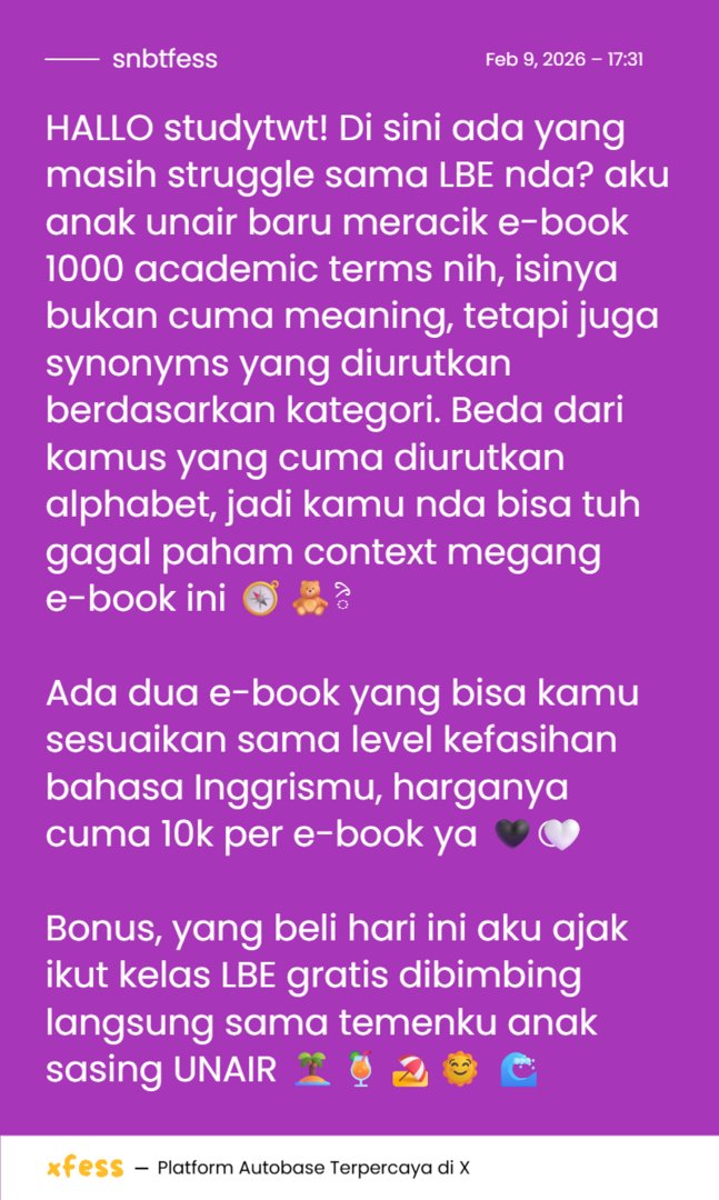 SNBTFESS || SNBP - UTBK tweet media