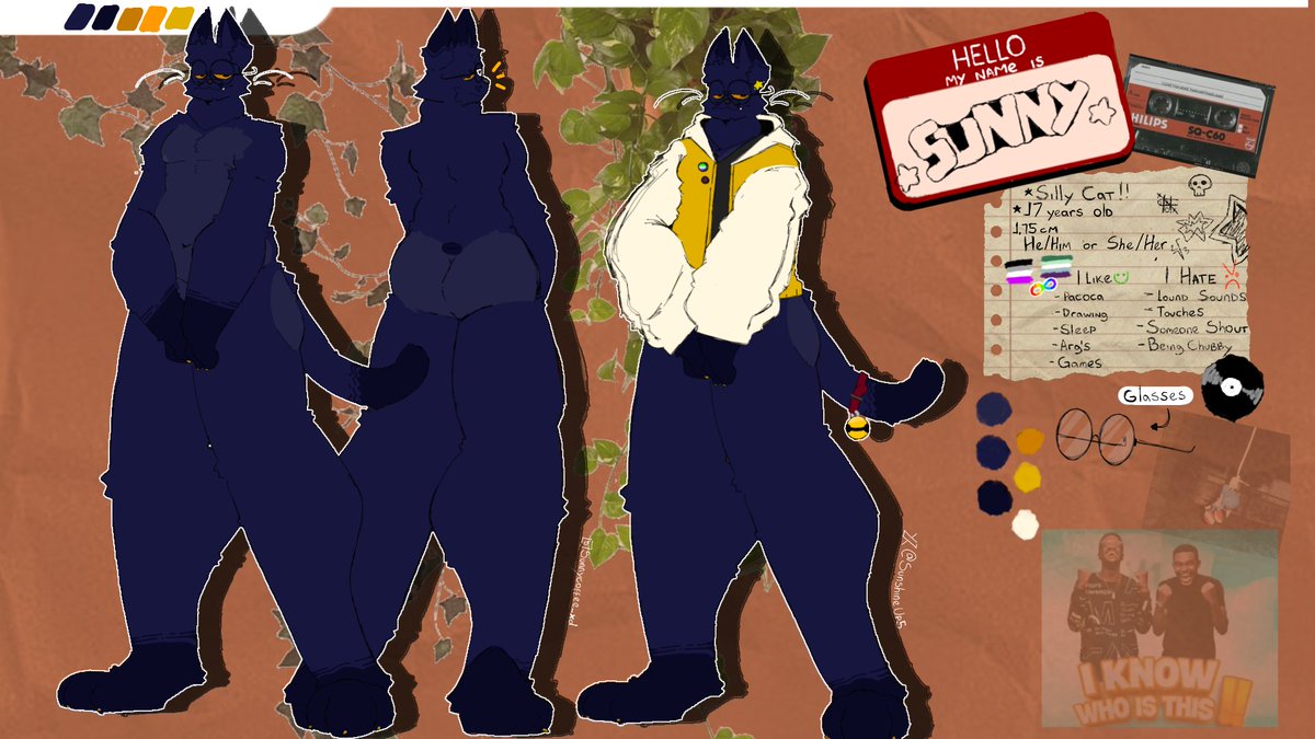 SunshineUp5's tweet photo. Me folks!(My fursona)
.
.
#art #furryart #furry #oc #ocrefsheet https://t.co/BJC5grjmMN