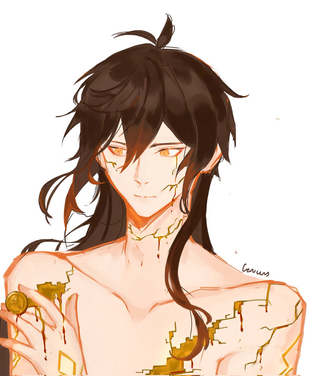 "... even the flesh and blood of the Lord of Geo can scarcely measure it's worth..."

Zhongli and Mora. 
#GenshinImpact #Zhongli