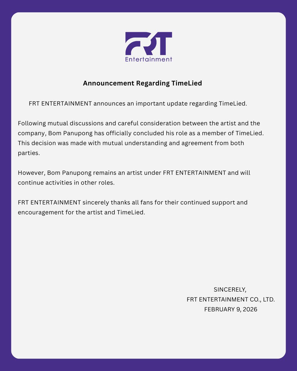 FRT Entertainment tweet media