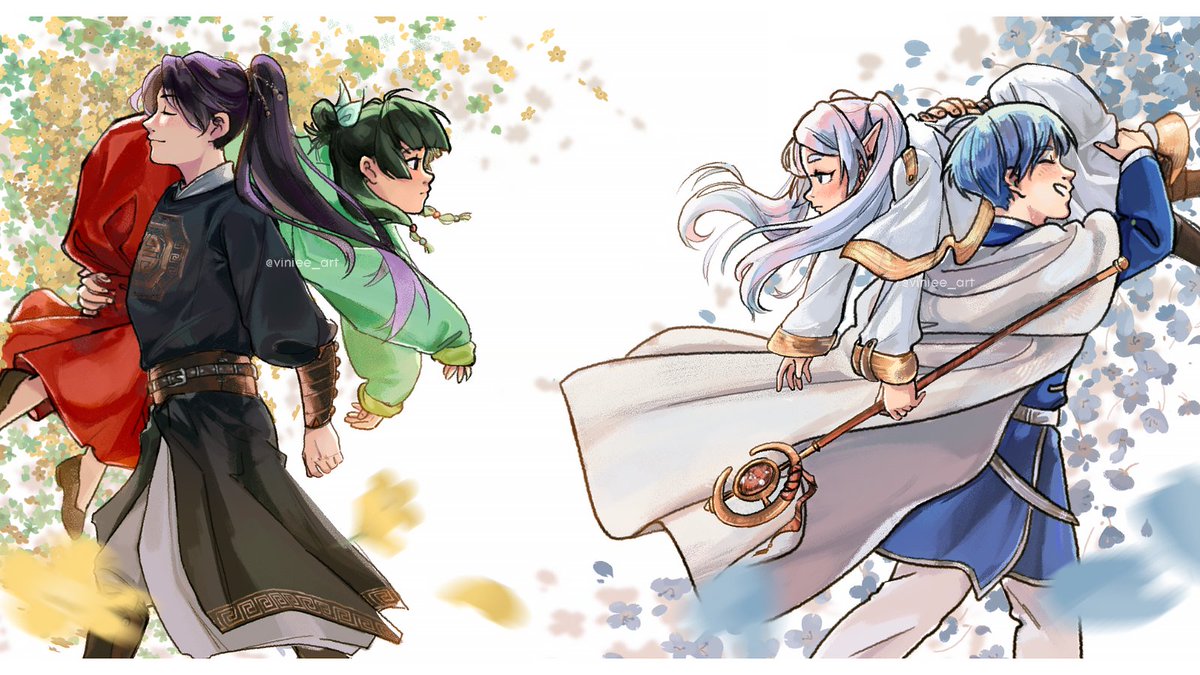 The best way to carry your wife !🤭💍

#frieren 
#apothecarydiaries