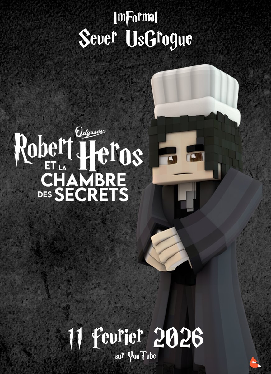 OdysseeOff's tweet photo. 🪄 ROBERT HEROS et la CHAMBRE DES SECRETS
Le MERCREDI 11 FEVRIER 2026 https://t.co/8mELqUH5ef