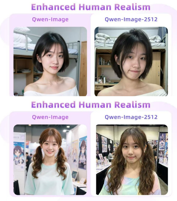moark2025's tweet photo. 🚀 Introducing Qwen-Image-2512 on MoArk! A powerful text to image model that generates high quality visuals from simple text prompts, supporting both English and Chinese. Designed for creators and developers, it is suitable for content creation, design workflows, and production use cases, with online inference and API access available on MoArk. Learn more about this model in our latest update:  https://t.co/VW88a4QgfT