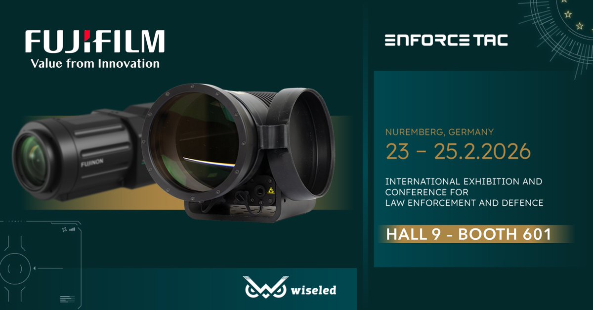 cctvmvbino's tweet photo. At the FUJIFILM booth at #EnforceTAC, our partner @WiseLED will showcase their new Falcon #searchlight that can be used in combination with our SX #surveillance #cameras. Don’t miss it at booth 9/601! More on https://t.co/kUio6EH7BC
#security #defence #camera #zoom https://t.co/hJrPqI1yGt