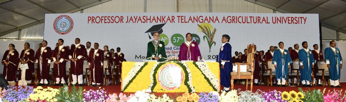 PjtsauIndia's tweet photo. 56th, 57th &amp;58th combined convocation, PJTAU https://t.co/aNQSvTfudc