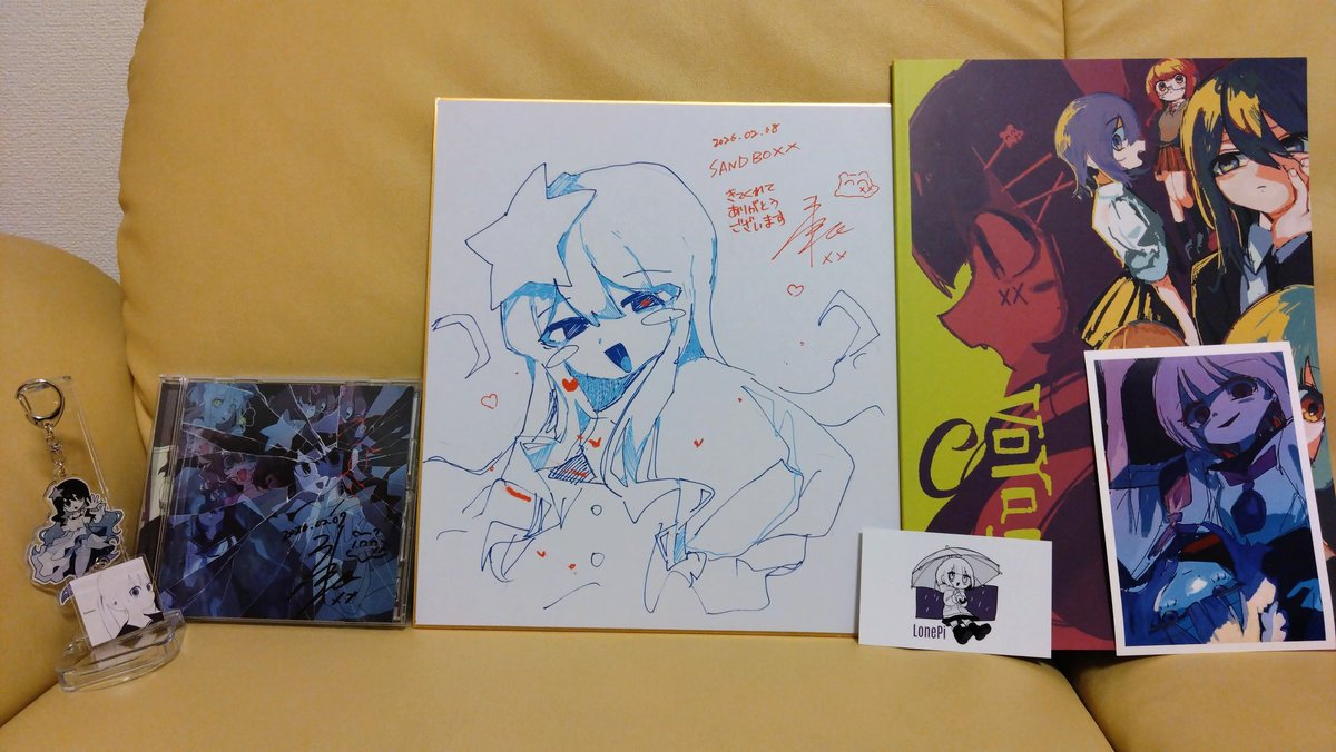 roka_0108's tweet photo. #SANDBOXX に行ってきました
サインや色紙を描いていただいたり、現地でお会いした方と交流できたりしてとても満足です
充実した時間をありがとうございました https://t.co/pP0xI5SU60