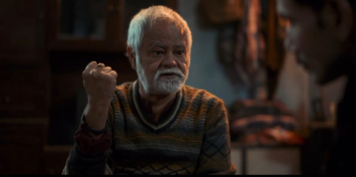 sagarcasm's tweet photo. Sanjay Mishra hits out of the park in Vadh 2. Dhondu's got no chill. https://t.co/zGRuM06j9j
