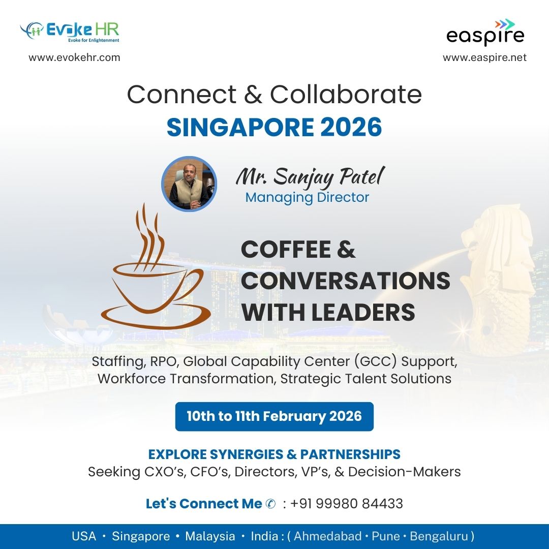 Evoke_HR's tweet photo. I'm In Singapore 🇸🇬 and open to informal coffee chats ☕ with business leaders to exchange views on talent, workforce strategy, and collaboration.

#SingaporeBusiness #SingaporeNetworking #CXOConnect #LeadershipConnect #TalentLeadership #WorkforceStrategy #CoffeeMeeting https://t.co/4ag1nZB6lb