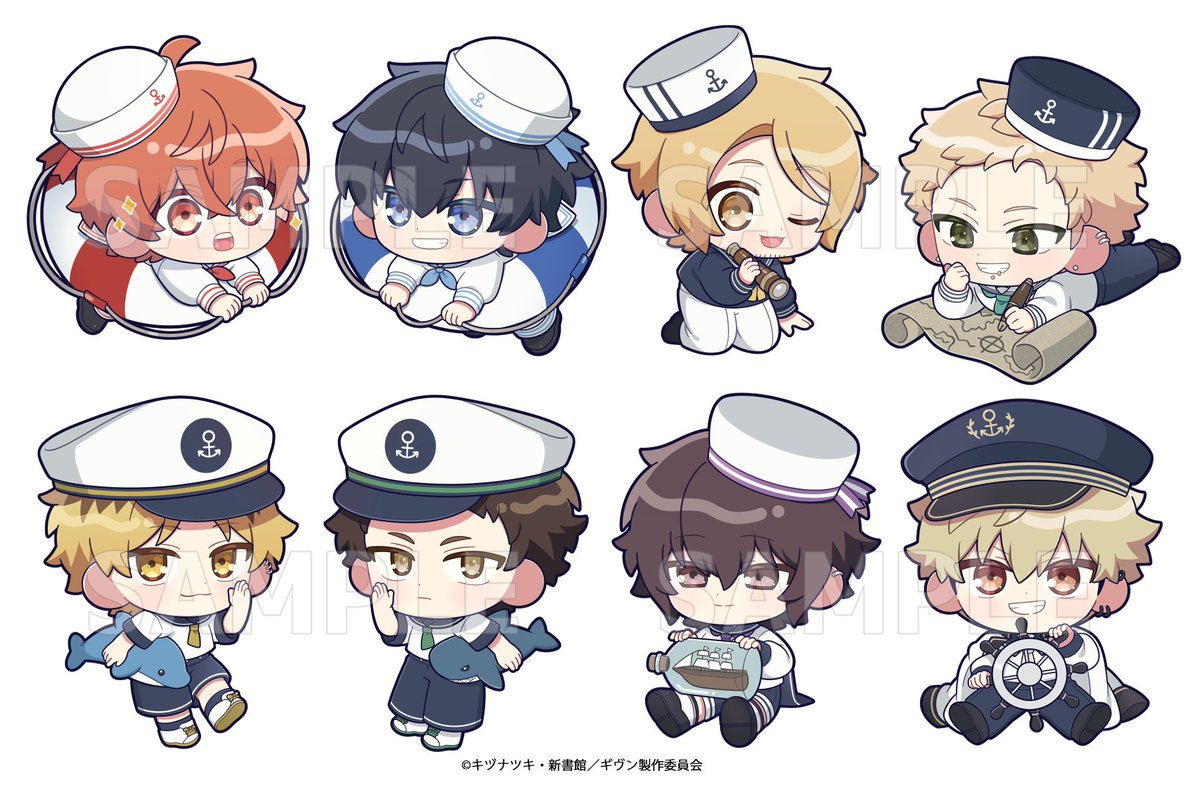 【📢お仕事告知】
「映画 #ギヴン 海へ」Collaboration Cafe in SMILE BASE CAFE vol.2
ミニキャライラストを担当しました🍽️
よろしくお願いいたします！