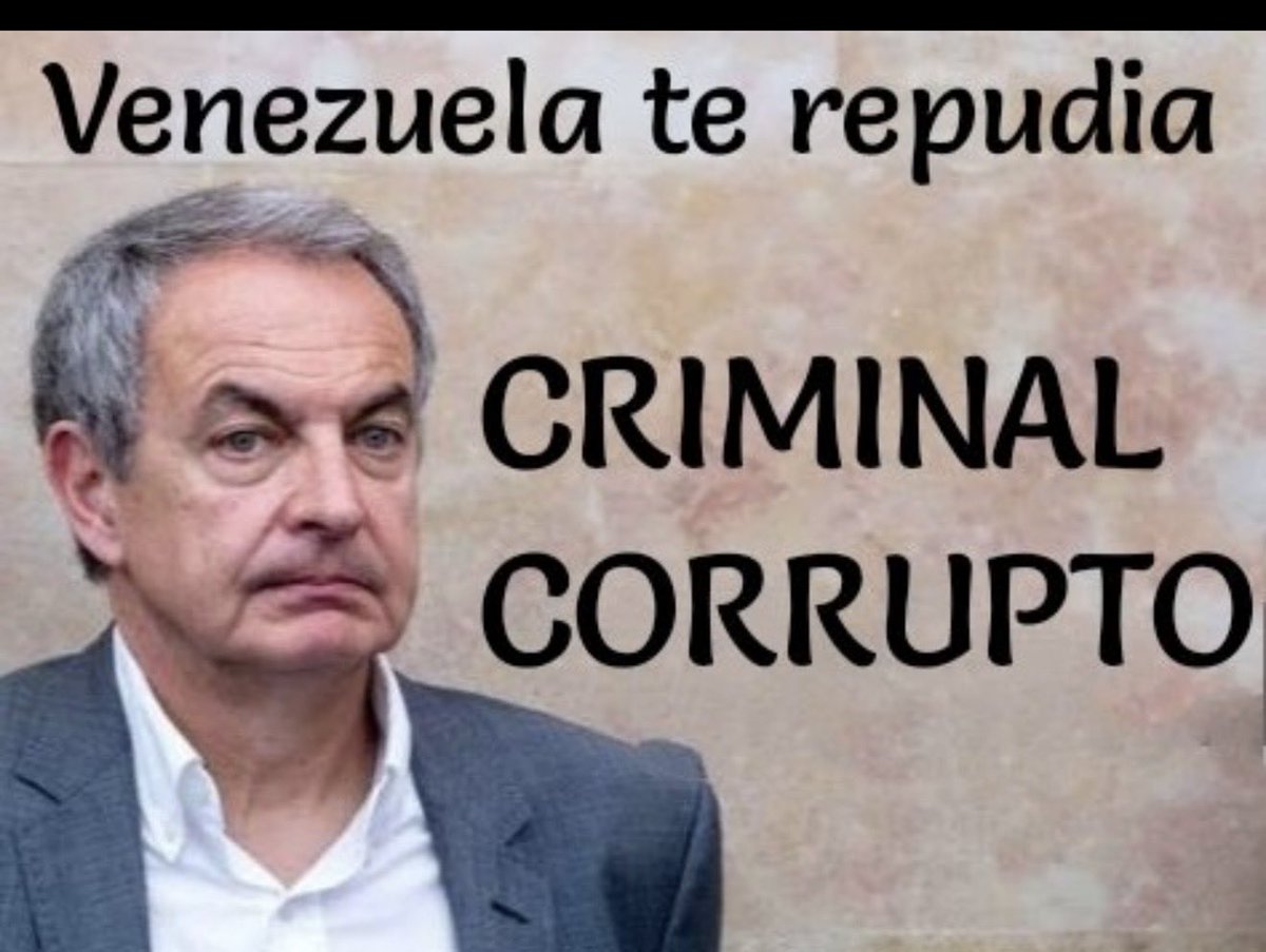 CarmenRevista's tweet photo. #📣📣📣#ZapateroCriminalCorrupto #ZapateroCàrcel y el oxidao” también. 🥊🥊🐾🐾 https://t.co/O9qk8yNdkS