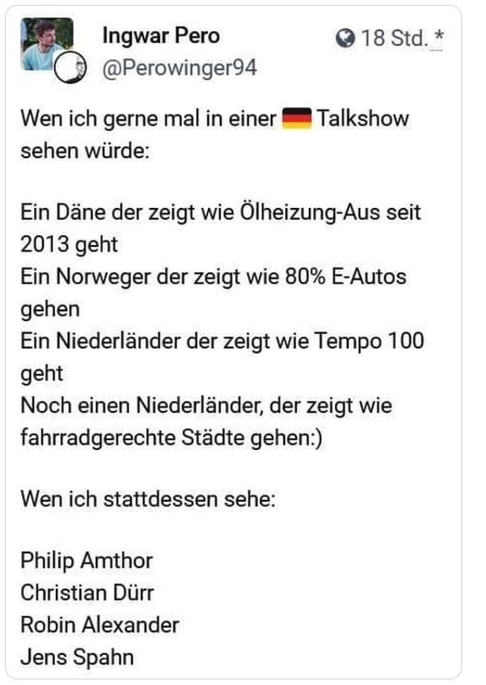 Die journalistische Arbeit von Frau <a href="/CarenMiosga/">Caren Miosga</a> ist völlig daneben, diese Talkshow gehört abgeschafft/sie braucht eine neue Profilierung <a href="/DasErste/">Das Erste</a>
Besser wäre 👇