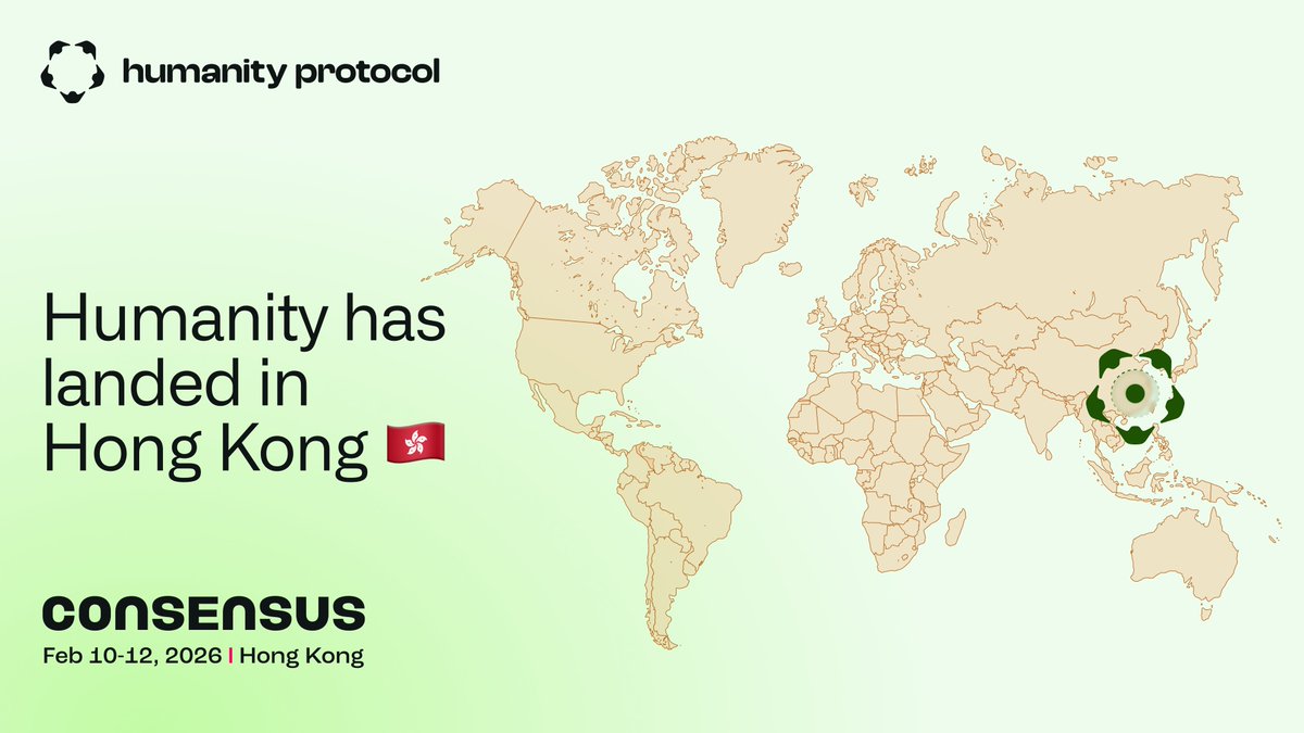 Humanity has landed in Hong Kong 🇭🇰

The internet is broken and full of bots.

We’re at <a href="/consensus_hk/">Consensus Hong Kong</a>  to fix the foundation with the world's first TrustNet. No more guessing who’s real.

HK, let’s build an internet we can actually trust.